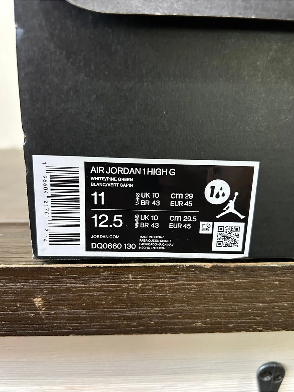 Jordan 1 Retro High Golf ‘Metallic Green’